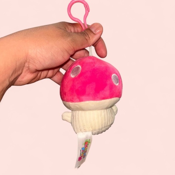 Squishmallows Pink and White Mushroom Plush - Picture 2 of 2